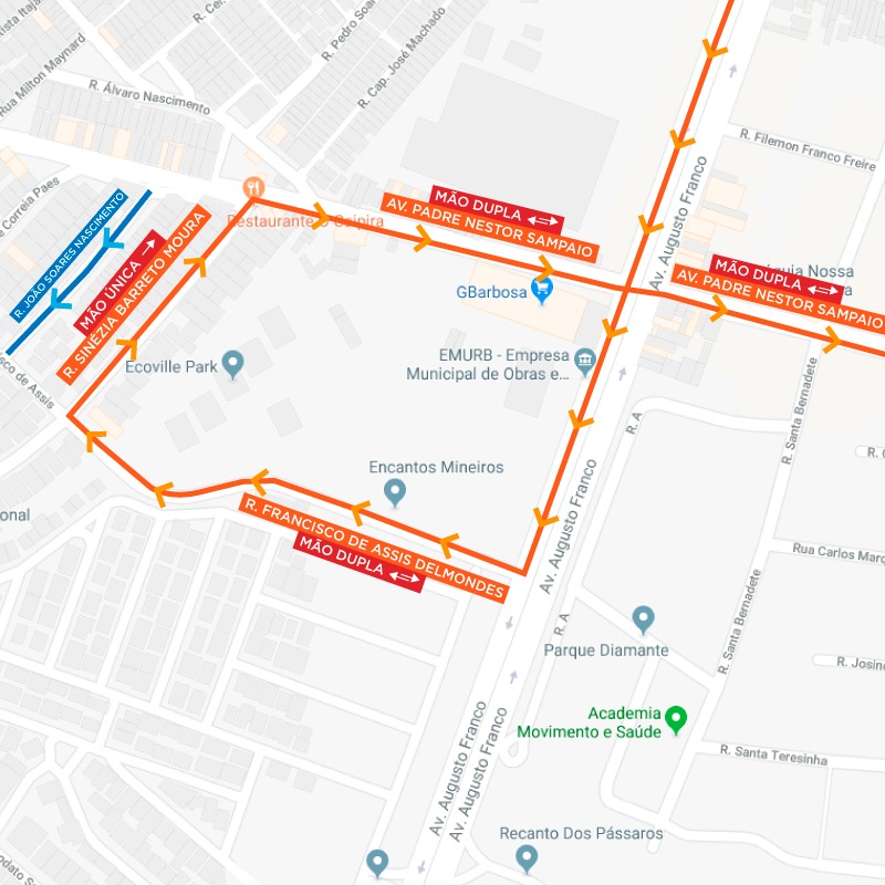 SMTT informa mudança de circulação na avenida Augusto Franco a partir de 12/09 - SMTT Aracaju